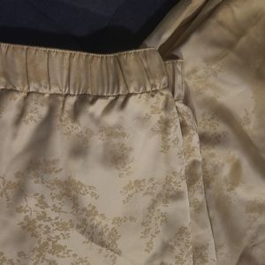 Ann Taylor Factory Sleep gold floral pants